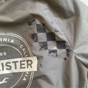 HOLLISTER rain jacket changing patterns.